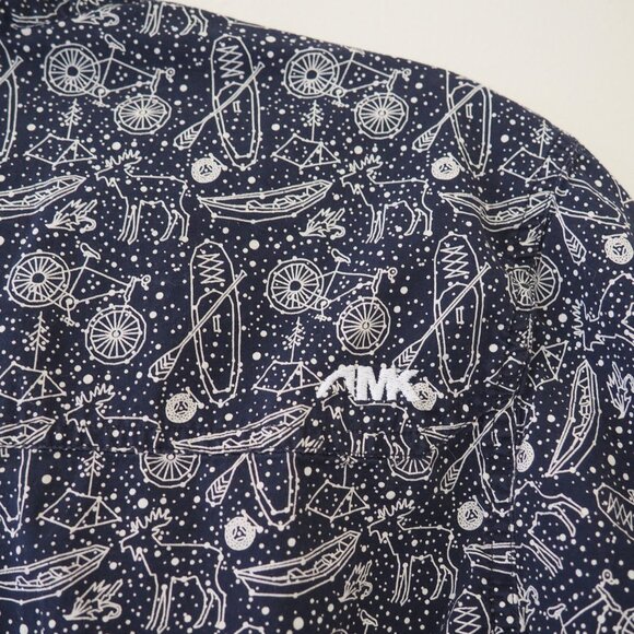 Mountain Khakis Camping Bicycle Canoe Kayak Short Sleeve Button Down Shirt sz M - Picture 5 of 5